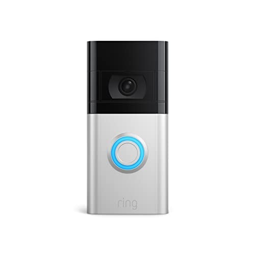 【Amazonデバイス】Ring Video Doorbell 4 (リング ビデオドアベル4) | 外出先からも応答可能、スマートフォン対応 インターホン・ドアホンの代わりに、デバイス盗難補償付き