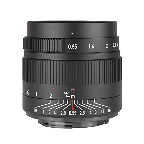 7artisans 35mm f0.95 カメラ交換レンズ APS-C 広角レンズ 大口径 マイクロM4 / 3マウント 用 パナソニック GF1 GF2 GF3 GF5 GF6 GF7 GF8 GF9 G1 G2 G3 G4 G5 G6 G85 GH1 GH4 GH5カメラ用