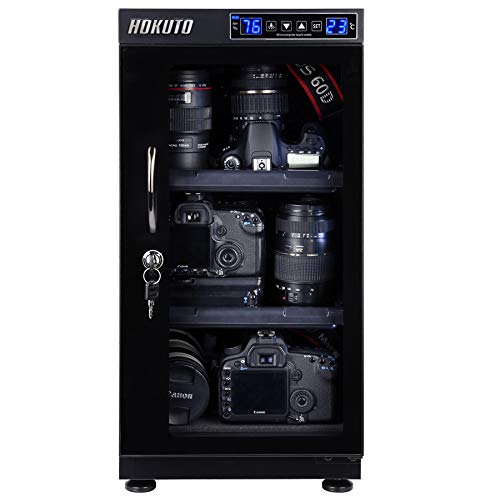 HOKUTO 防湿庫 ドライボックス HBシリーズ 50L 5年保証(50Lタッチスクリーン/LED)
