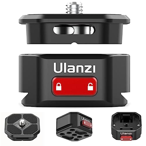 Ulanzi Claw クイックリリースクランプ Arca付き クイックシュー アルミ合金製 三脚/ボールヘッド/雲台などに対応 GoPro 9 8 7、DJI POCKET 2、DJI Ronin S/SC、Zhiyun 、一脚、DSLR、MILC、DC、スタビライザー、三脚、写真などに対応