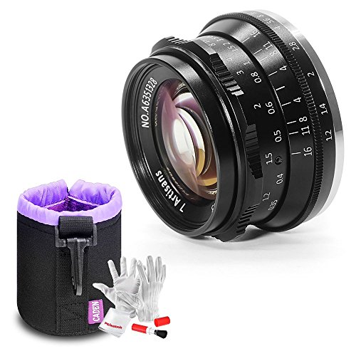 7artisans 35mm f1.2レンズ レンズポーチバッグ同梱 マニュアルフォーカス (Sony E-マウント)