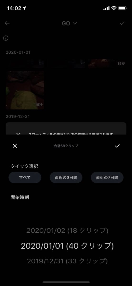 日付指定