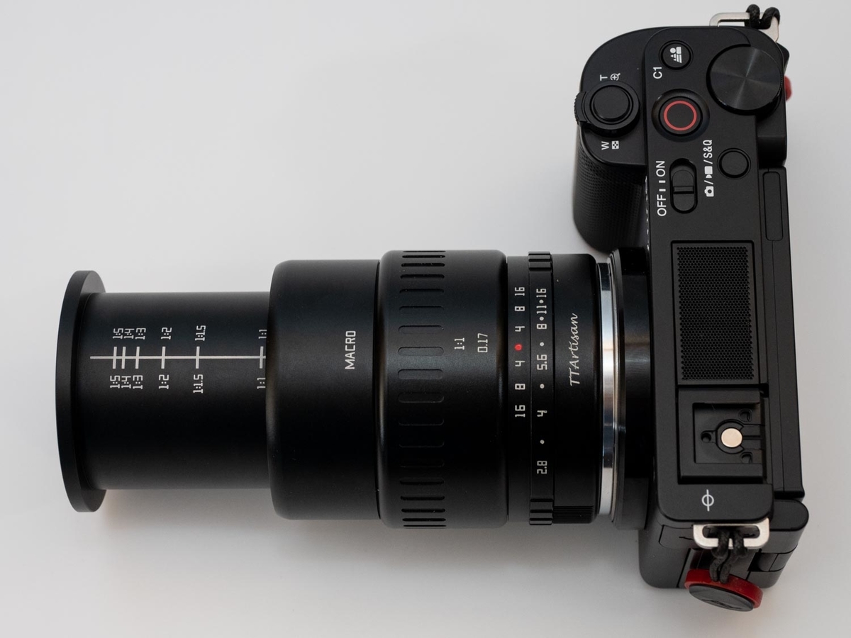 TTArtisan 40mm F2.8繰出時