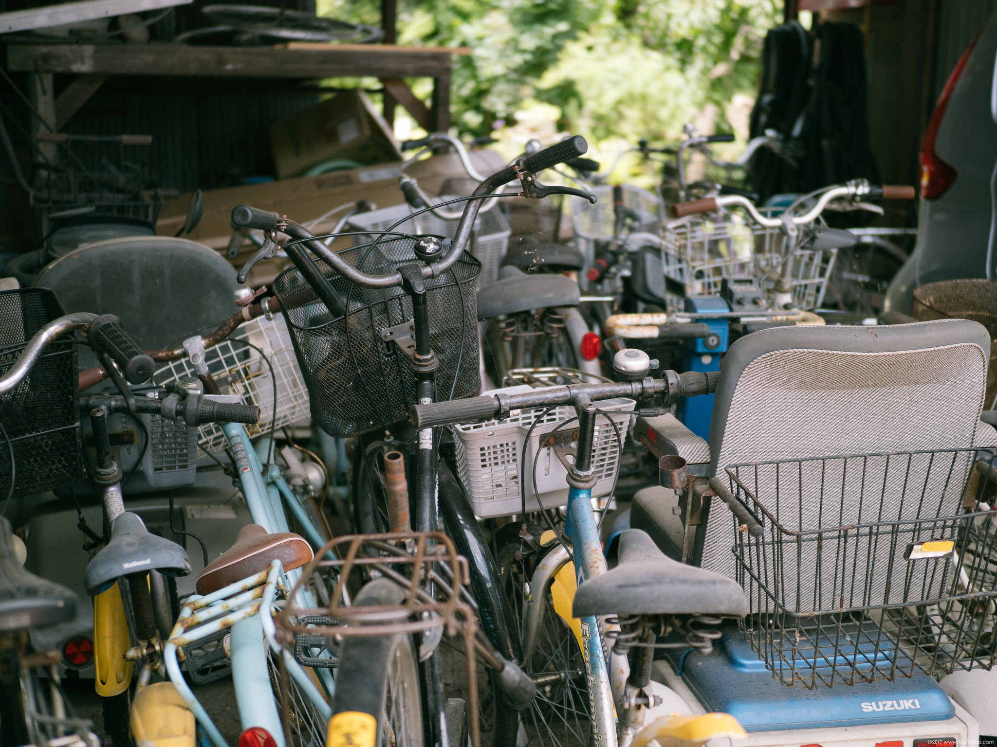 廃棄自転車